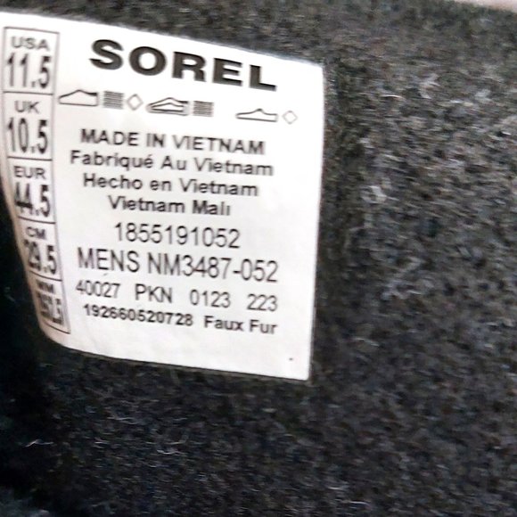 Sorel Men's 1964 Pac Nylon WP Waterproof Boots Size 11.5 - Picture 8 of 12